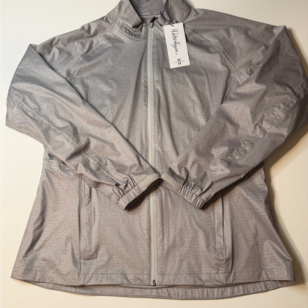 NWT Walter Hagen Performance 11 Women's Grey Rain Jacket Size L (P)